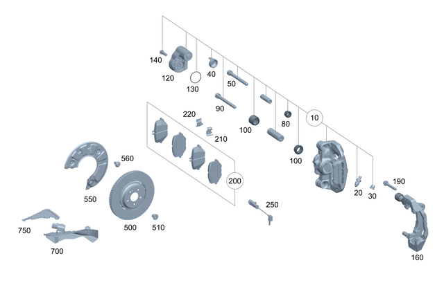 907421660065 - Brakes: Disc Brake Caliper Pin Cover for Mercedes-Benz Image image