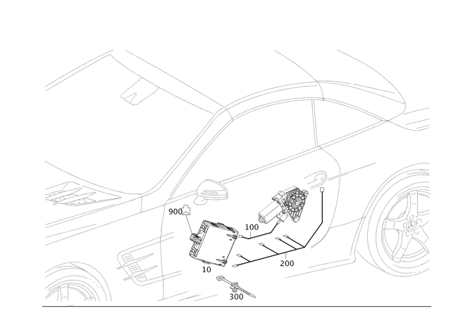 2319008007 - Electrical System: Control Unit for Mercedes-Benz: SL400, SL450, SL550, SL63 AMG, SL65 AMG Image image