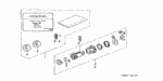 6721SH3415 - Electrical/Exhaust/Heater/Fuel: TUMBLER KIT, KEY CYLINDER for Acura Image