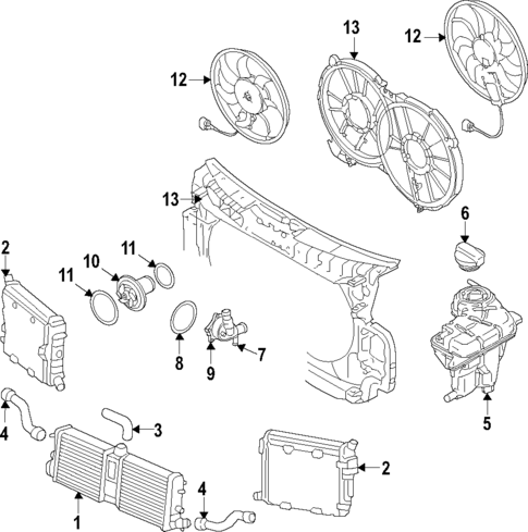 Cooling System for 2015 Audi R8 #0