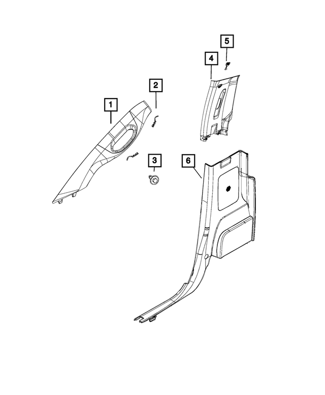 1SJ06DX9AA - Interior Trim: Screw Cover Cap for Mopar Image