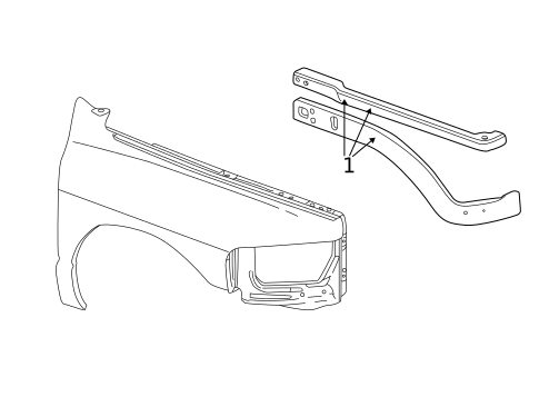 Structural Components & Rails for 2007 Dodge Ram 2500 #0