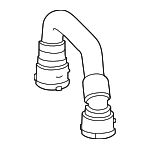 2438304400 - Cooling System: Hose for Mercedes-Benz Image
