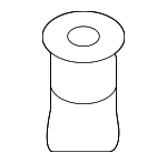 39978890 - Body: Lock Knob Guide for Volvo: S60, S80, V70, XC70, XC90 Image