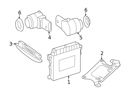 Parking Aid for 2013 Mercedes-Benz CL63 AMG #0