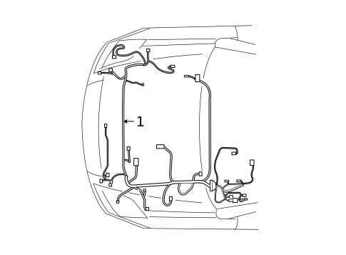 Wiring Harness for 2010 Nissan Sentra #0
