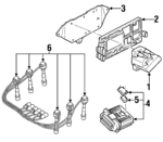 746V - Electrical: ACDelcoâ„¢ Cable Set for GM Image image