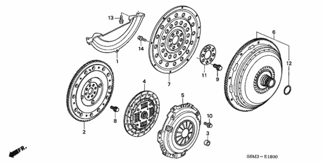 Clutch - Torque Converter for 2002 Acura RSX #0
