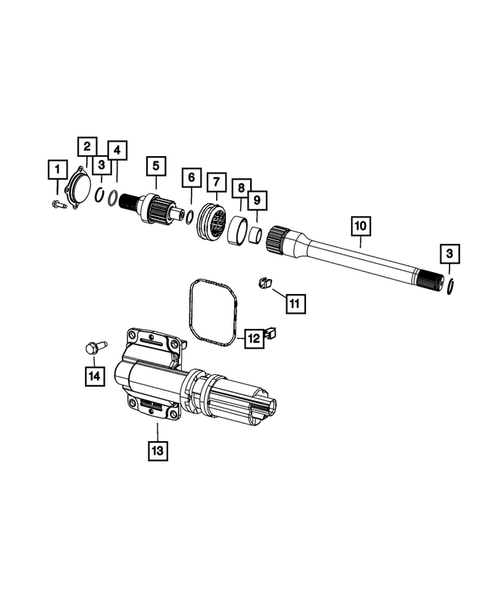 Front Axle Disconnect for 2008 Dodge Ram 1500 #0