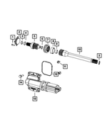 5179615AA - Front Axle; Corporate 205 MM Heavy Duty; Differential and Drive Line: Shift Fork Pad for Mopar Image