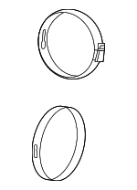 1638566 - Engine: Outlet Duct Clamp for Chevrolet: Camaro, Express 1500, Express 2500, Express 3500, G10, G20, G30, P20, P30 | GMC: G1500, G2500, G3500, P2500, P3500, Savana 1500, Savana 2500, Savana 3500 | Pontiac: Sunbird Image