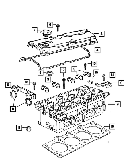 Cylinder Head for 2004 Dodge Neon #0