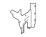992813543BYGRV - Body: Connector Plate for Porsche Image