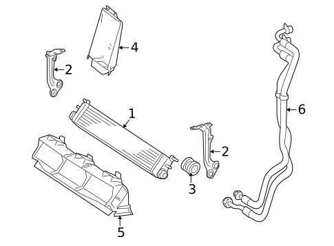 Oil Cooler for 2009 Mercedes-Benz SL63 AMG #0