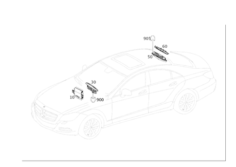Parktronic System (Pts) for 2017 Mercedes-Benz CLS550 #0