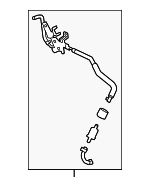 1632A434 - : Hose Assembly for Mitsubishi: Outlander PHEV Image