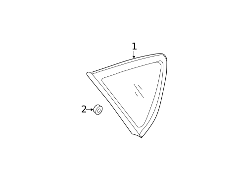 Glass & Hardware for 2016 Hyundai Accent #0