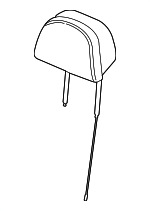 52107497644 - Body: Headrest for BMW: X5, X6, X7 Image