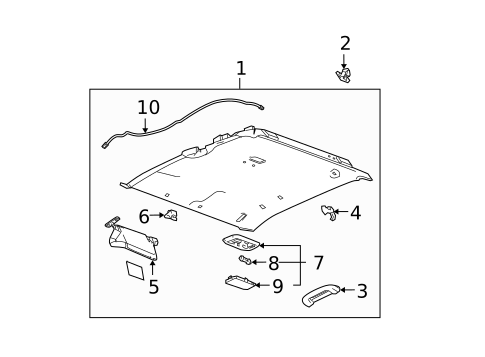 Interior Trim - Cab for 2005 Chevrolet Colorado #4
