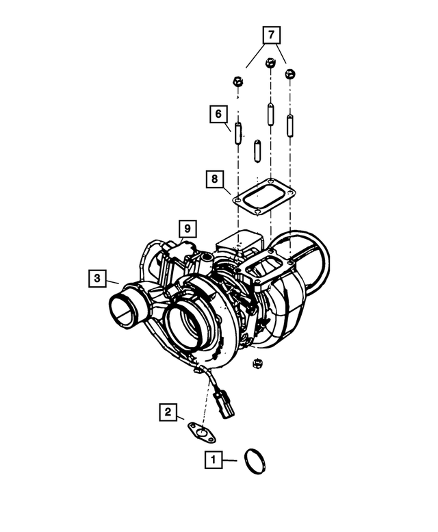 68005333AA - Fuel: Wiring Clip for Mopar Image