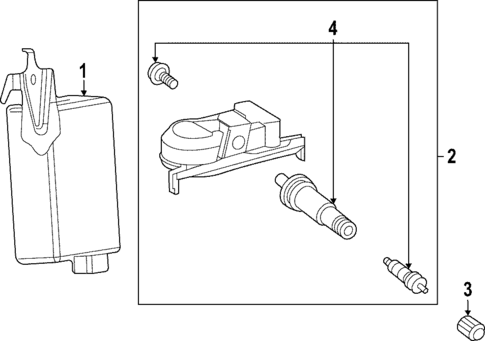 Tire Pressure Monitor Components for 2025 Lexus LX700h #0