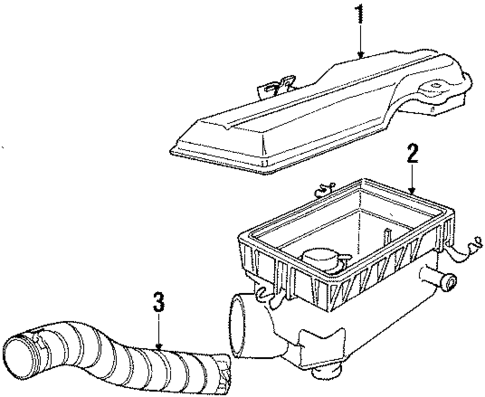 Air Intake for 1987 Dodge Caravan #0
