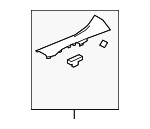 84603396 - Body: Rear Sill Plate for Chevrolet: Blazer Image