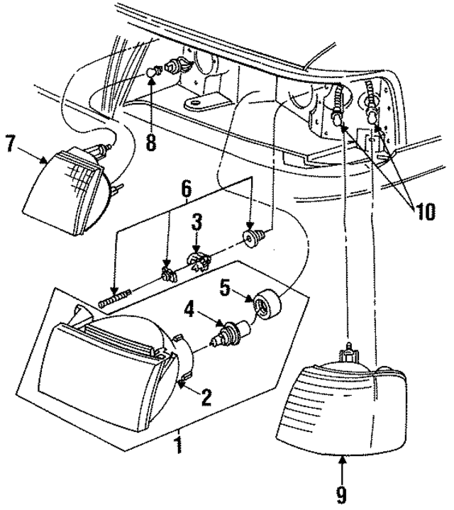 E8OY13200A - : Park Lamp for Ford Image