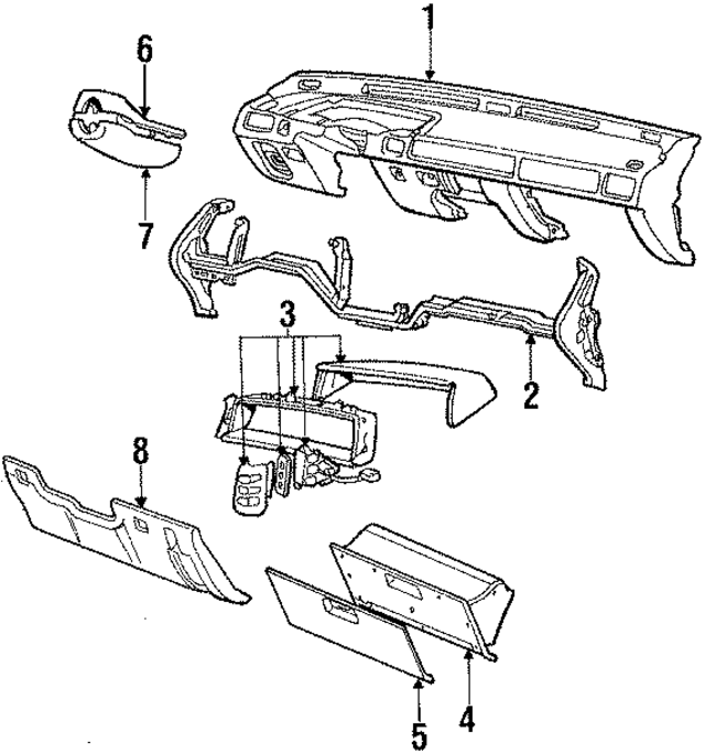 MB210871 - Body: Dash Pad for Mopar Image