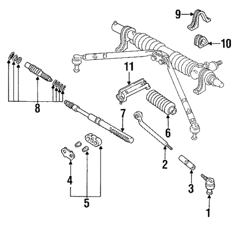 Steering Gear & Linkage for 1990 Dodge Monaco #0