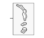 82226SECA01 - Body: Lock Cylinder Assembly for Acura Image