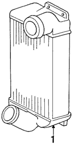 4401675 - Cooling System: Inter-cooler for Chrysler: LeBaron, TC Maserati | Dodge: Daytona Image