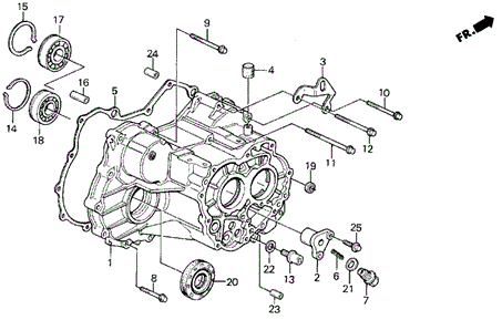 AT Transmission Housing (2) for 1988 Acura Integra #0