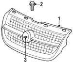 5080831AA - Body: Grille for Chrysler: Sebring Image