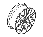 SJ8Z1007A - : Wheel, Alloy for Ford: Mustang Mach-E Image