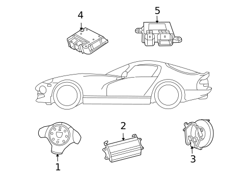Air Bag Components for 2010 Dodge Viper #0