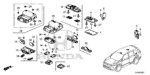 34407SDA305 - Electrical/Exhaust/Heater/Fuel: LENS, R. (COO) for Honda Image image