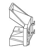 R2TZ17787A - Body: Blind Spot Radar Bracket for Ford Image