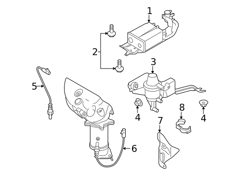 Emission Components for 2007 Mazda CX-9 #0