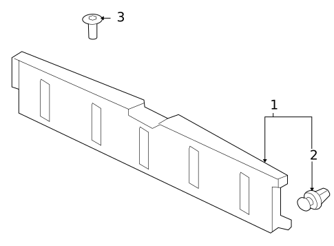 Interior Trim - Tail Gate for 2007 Mitsubishi Outlander #0