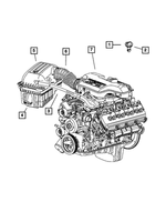 53032463BC - Engine 5.7L Eight Cylinder: Throttle Body Resonator for Mopar Image