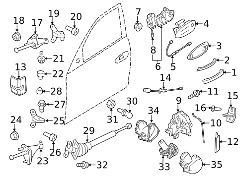 Lock & Hardware for 2016 Porsche Panamera #0
