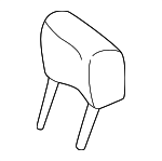 864002Y115 - Body: Headrest for Nissan Image