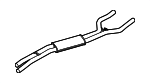 95811191300 - Exhaust: Muffler for Porsche: Cayenne Image