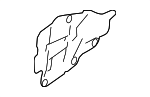 95850461600 - Exhaust: Heat Shield for Porsche: Cayenne Image