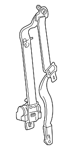 6F1Z54611B08BB - Electrical: Retractor Assembly for Ford: Taurus | Mercury: Sable Image