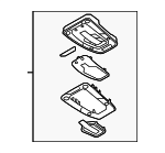 4K0947135AJ6PS - : Map Lamp Assembly for Audi: A4 allroad, A5 Sportback, S5 Sportback Image