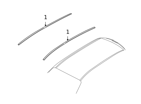 Exterior Trim - Roof for 2009 Kia Rondo #0
