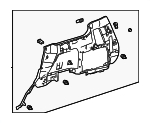 6474060300C0 - Body: Lower Quarter Trim for Toyota Image