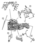 4311888AB - Electrical: Ground Strap for Dodge: Ram 1500, Ram 2500, Ram 3500 Image